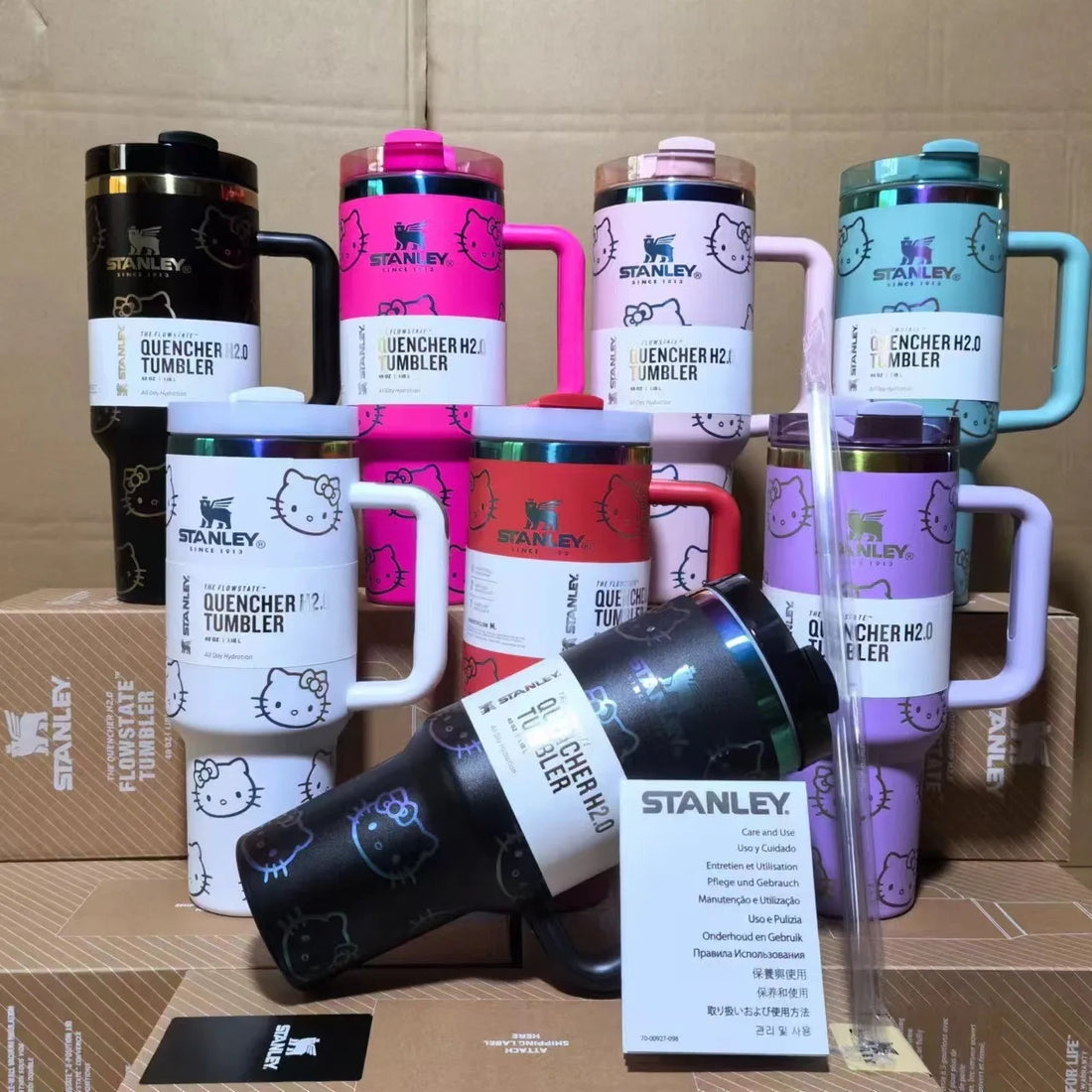 Stanley Quencher H2.0 40oz Tumbler with Handle & Straw