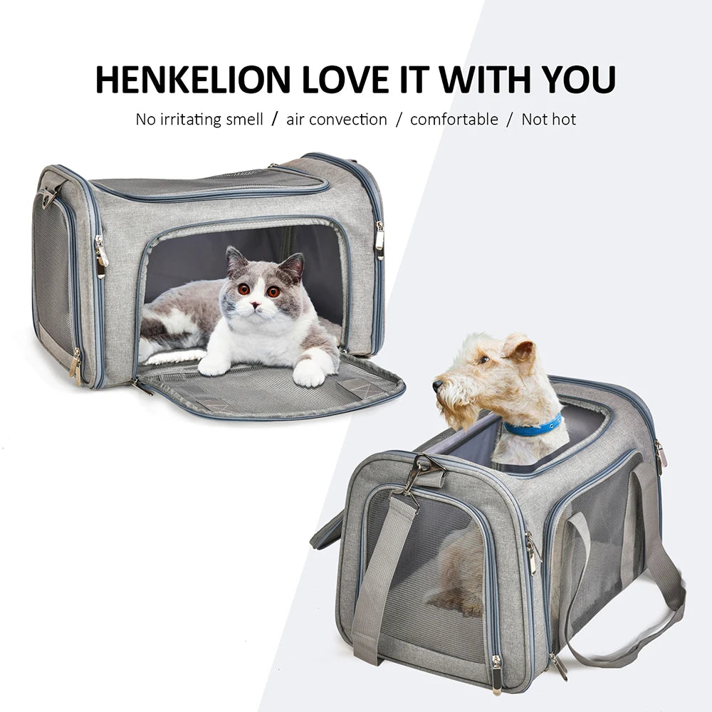 Soft-Sided Airline Approved Pet Travel Backpack