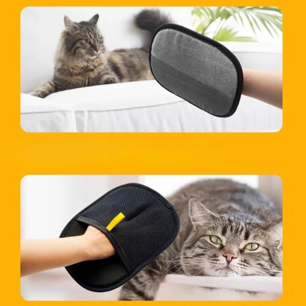 Pet Grooming Glove – Hair Remover for Dogs, Cats & Furniture
