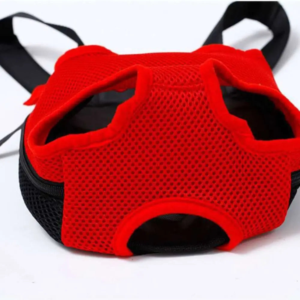 Legs Out Front Dog Carrier Backpack – Adjustable for Small Pets