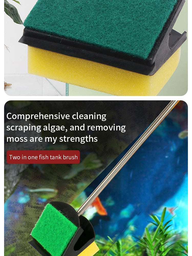 Long Handle Aquarium Cleaning Brush