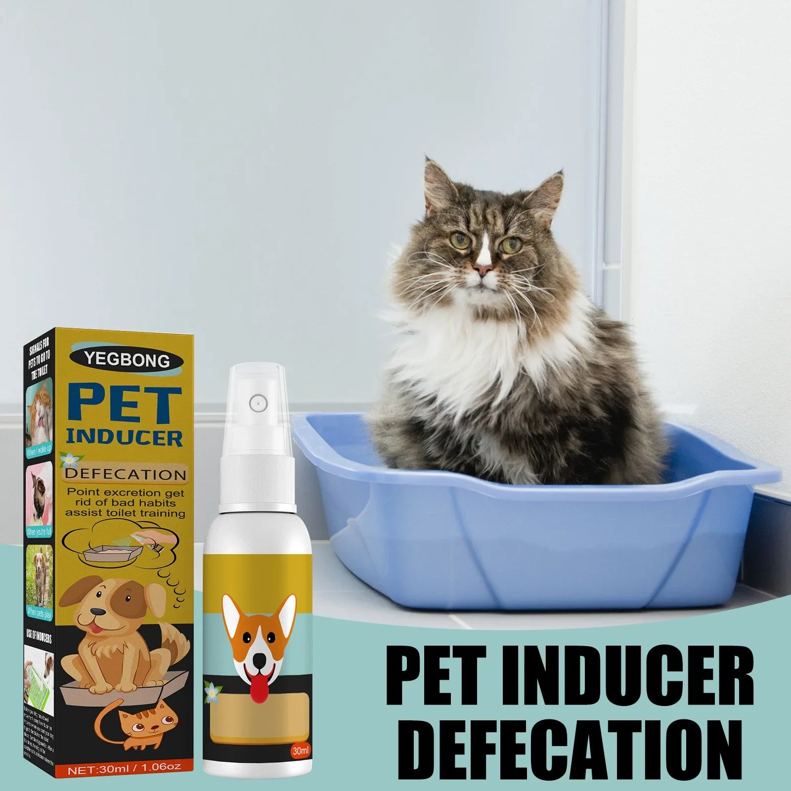 Dog & Cat Potty Training Spray – Urine & Stool Trainer