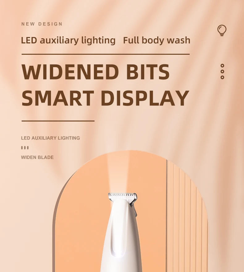 Electric Pet Groomer Trimmer – LED & Low Noise Design