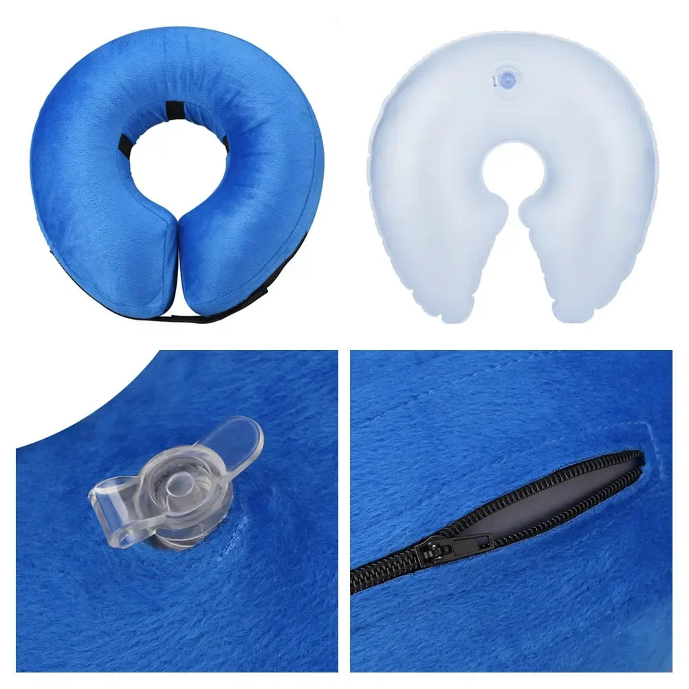 Inflatable Dog Recovery Collar – Soft Protective Cone