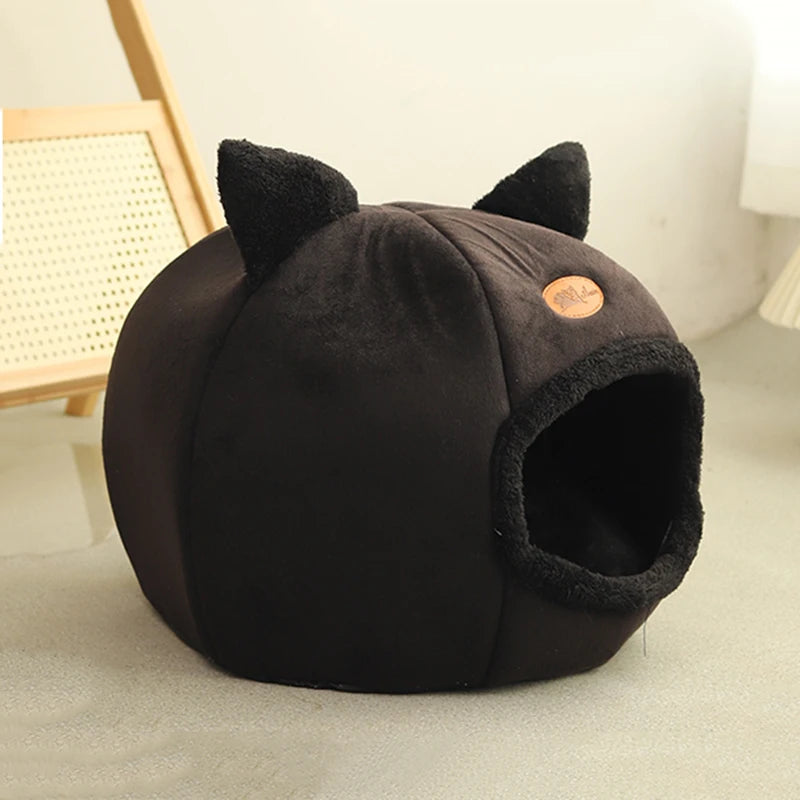 Deep Sleep Cozy Winter Cat & Small Dog Bed