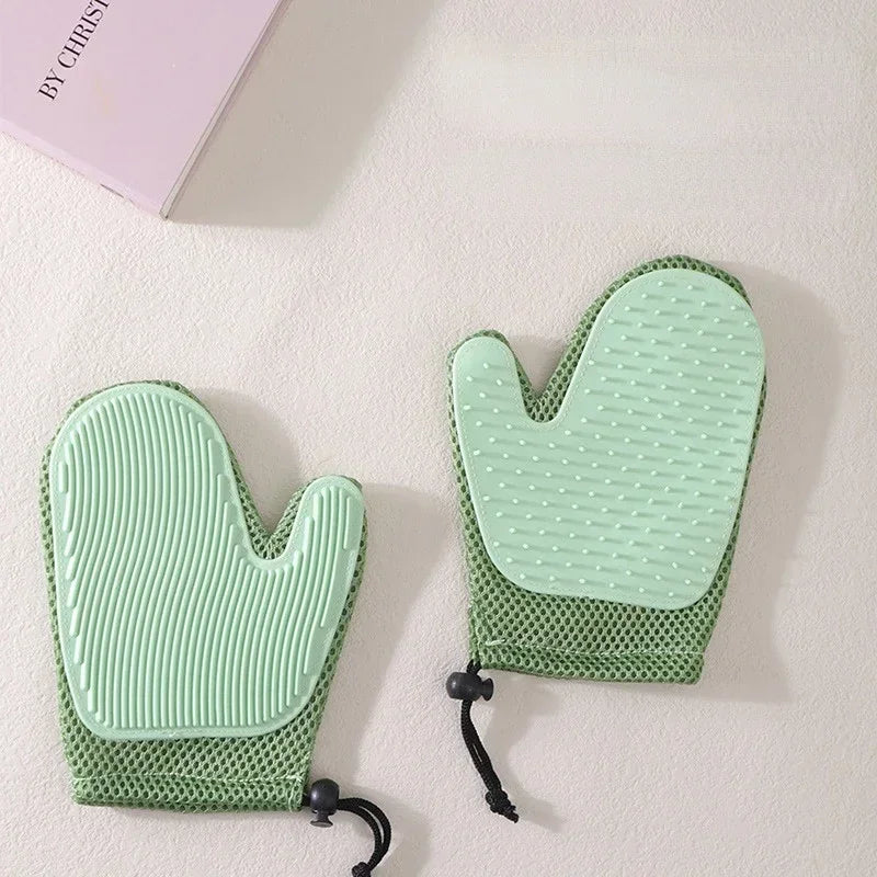 Pet Grooming Glove for Cats & Dogs