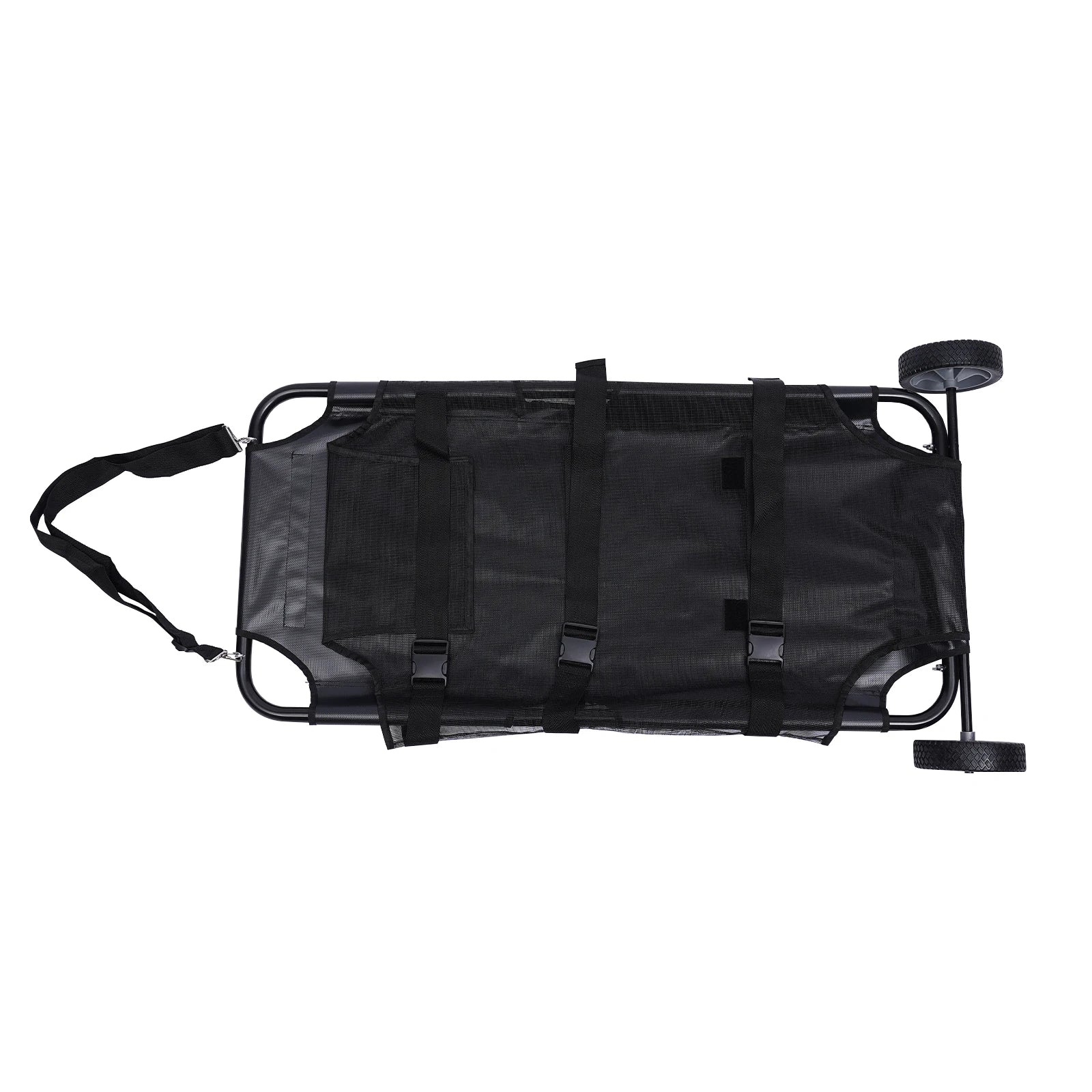 Foldable Pet Stretcher Trolley with Strap