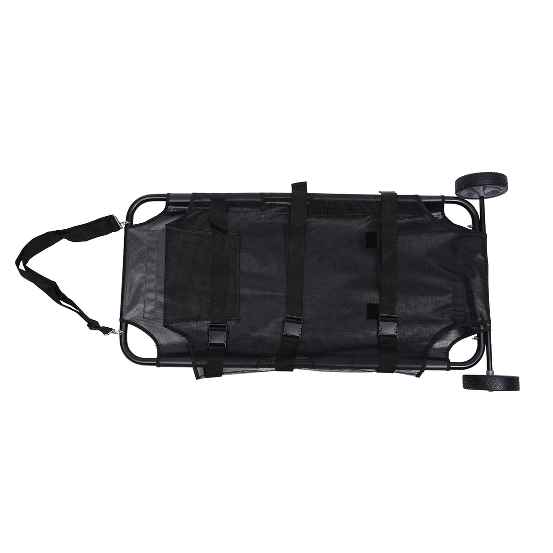 Foldable Pet Stretcher Trolley with Strap