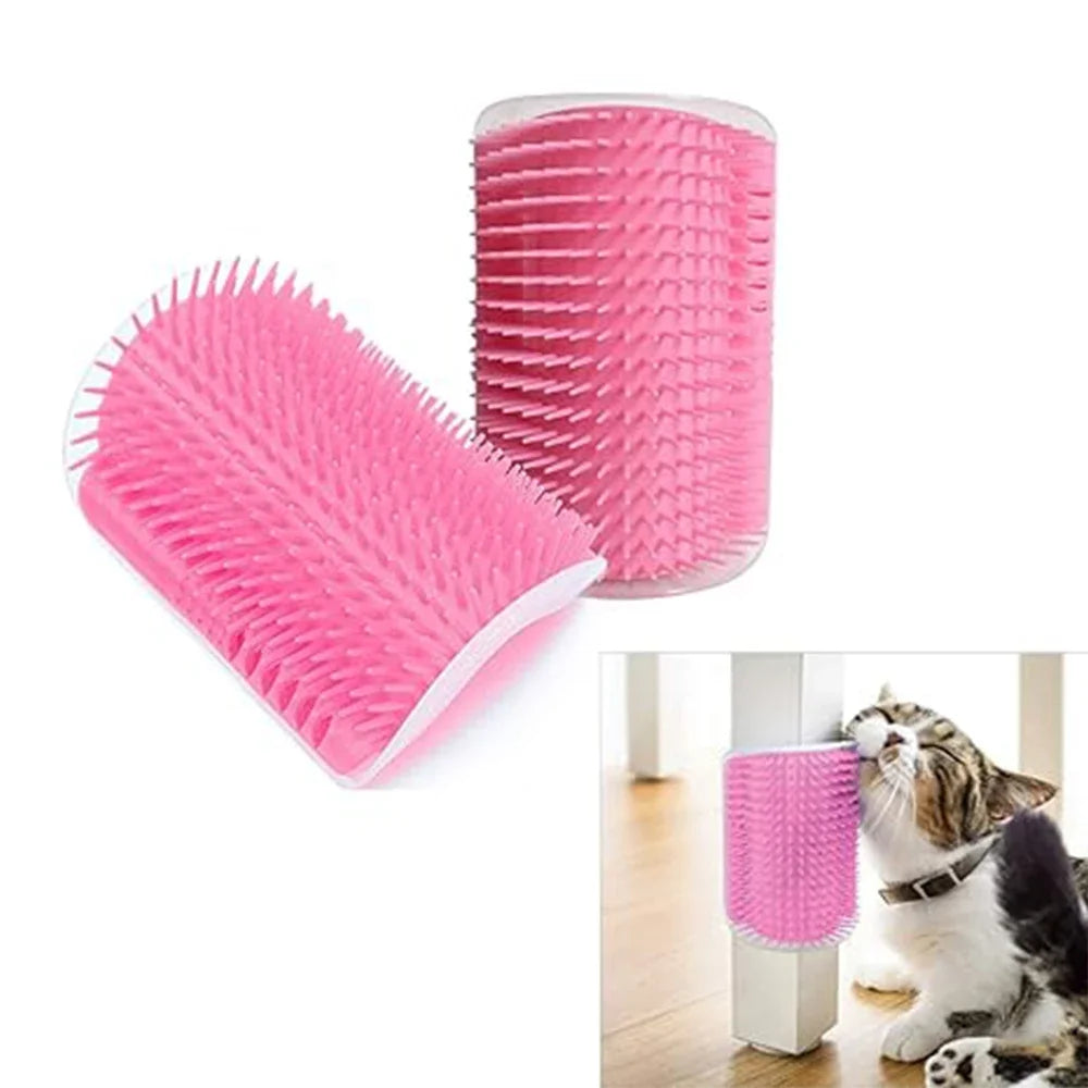 Cat Corner Self-Grooming Brush with Catnip