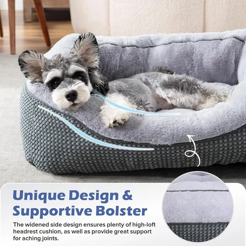 Medium Orthopedic Washable Dog Bed – Rectangle