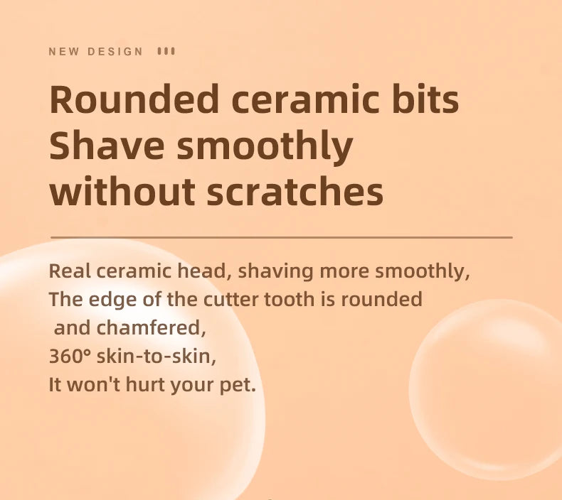 Electric Pet Groomer Trimmer – LED & Low Noise Design