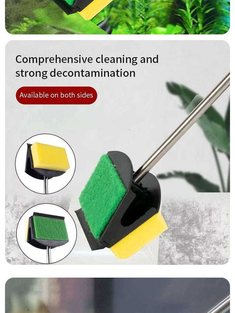 Long Handle Aquarium Cleaning Brush