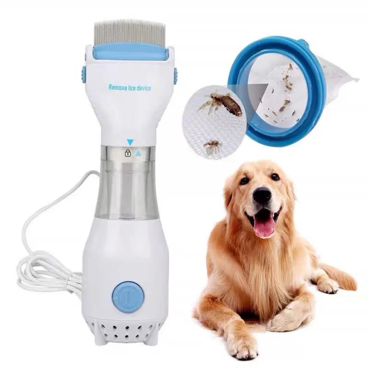 Electric Flea & Lice Remover Comb – for Cats & Dogs
