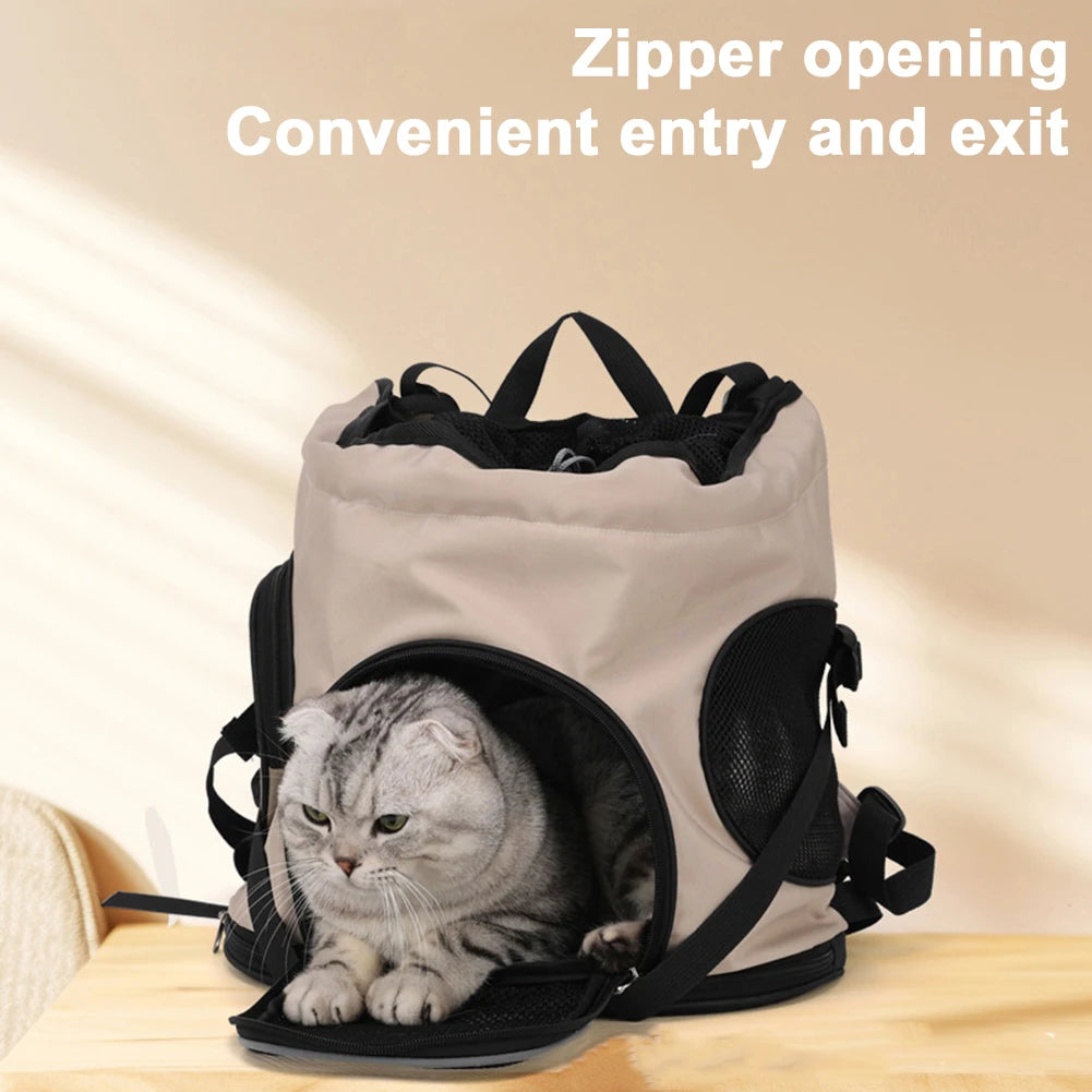 Large Capacity Pet Travel Backpack Carrier