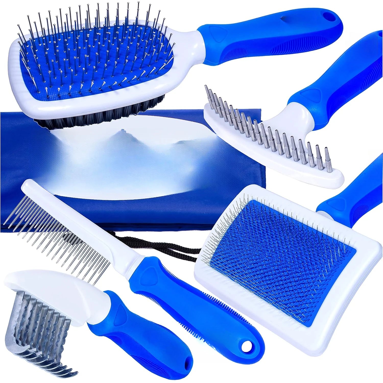 Premium Dog Grooming Brush Set