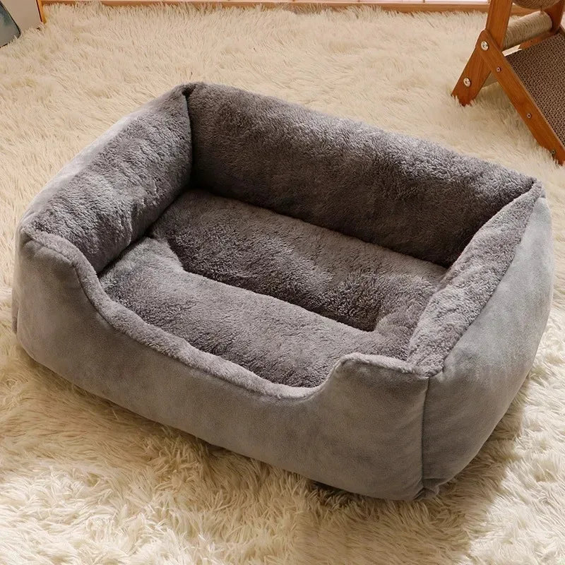 Cozy Cat & Dog Bed Cushion with Basket Design