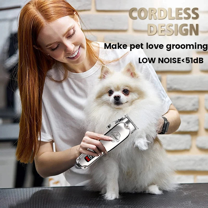 Professional Rechargeable Dog & Cat Hair Clipper