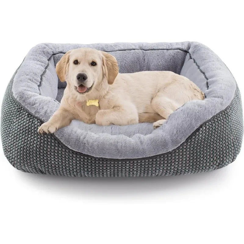 Medium Orthopedic Washable Dog Bed – Rectangle
