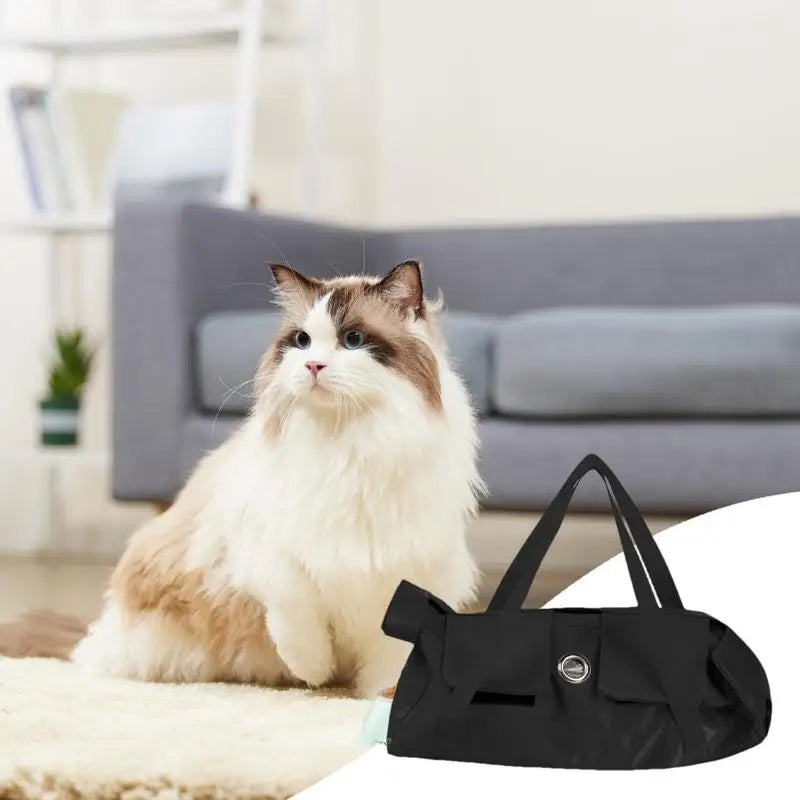 Ergonomic Portable Nylon Pet Carrying Bag