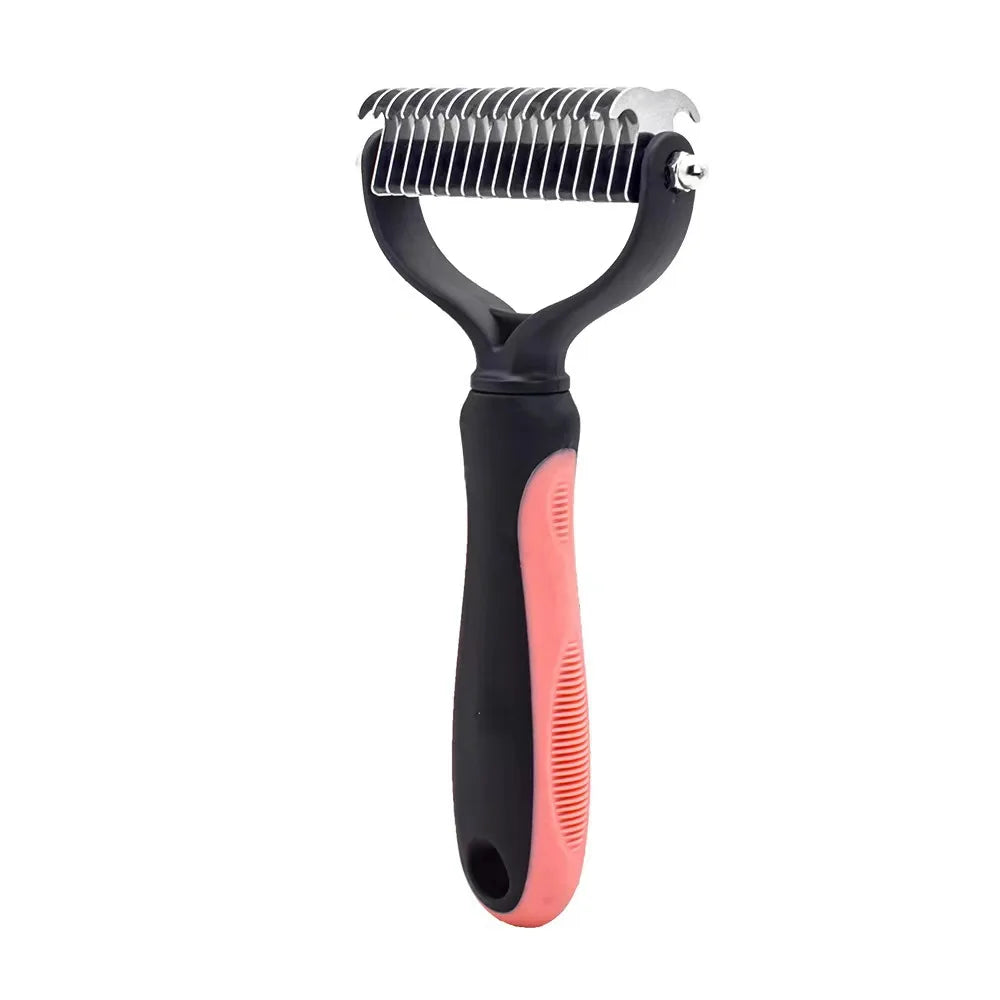 Professional Pet Deshedding & Knot Cutter Brush