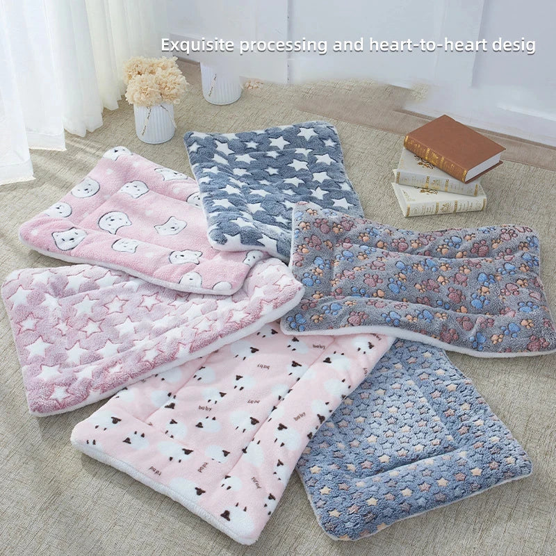 Flannel Pet Sleeping Mat & Dog Sofa Cushion