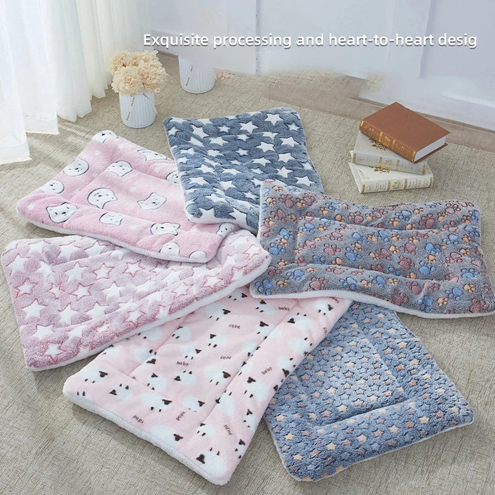 Flannel Pet Sleeping Mat & Dog Sofa Cushion