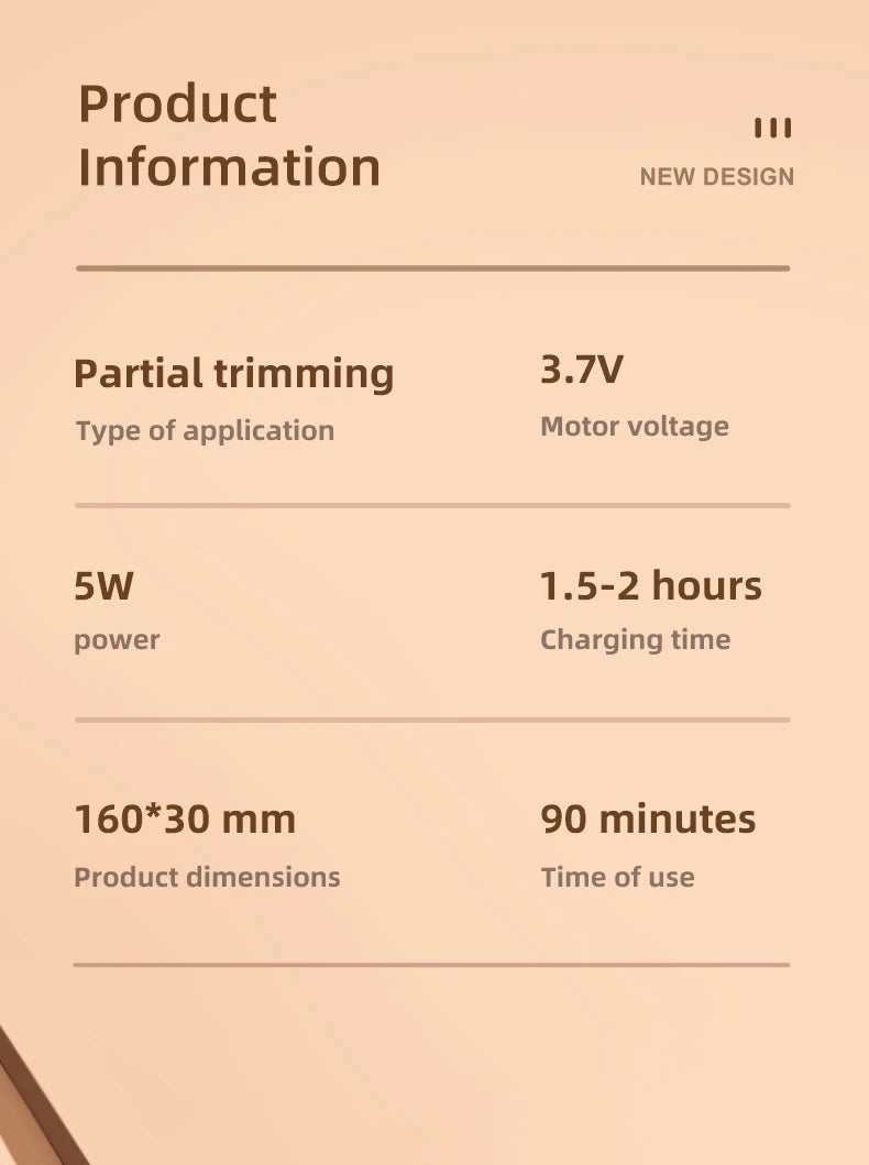 Electric Pet Groomer Trimmer – LED & Low Noise Design