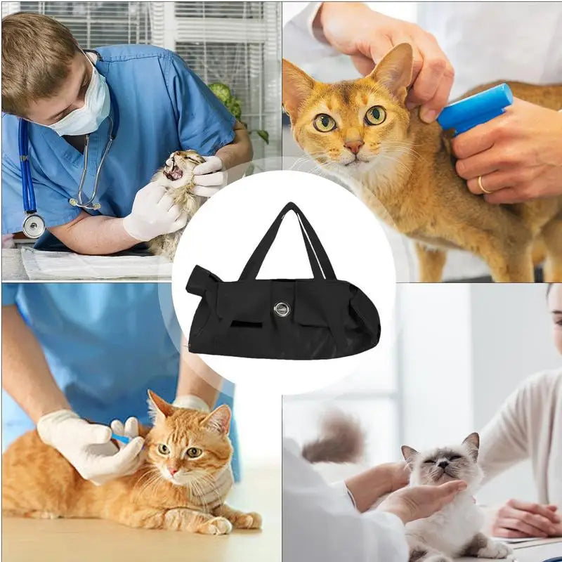 Ergonomic Portable Nylon Pet Carrying Bag