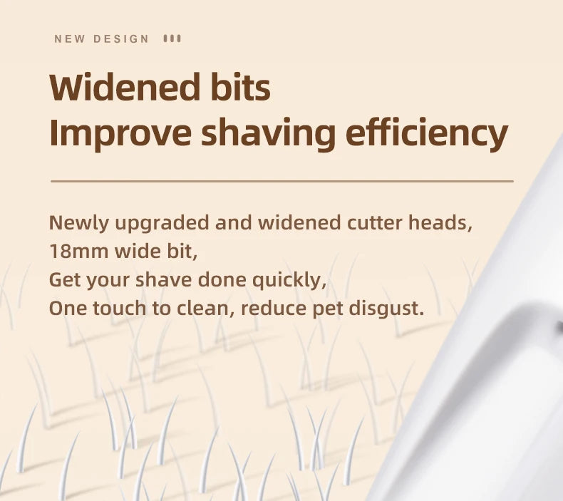 Electric Pet Groomer Trimmer – LED & Low Noise Design