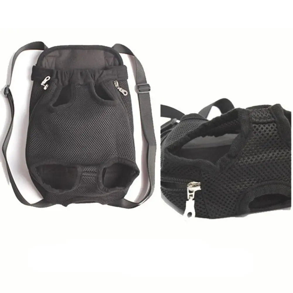 Legs Out Front Dog Carrier Backpack – Adjustable for Small Pets