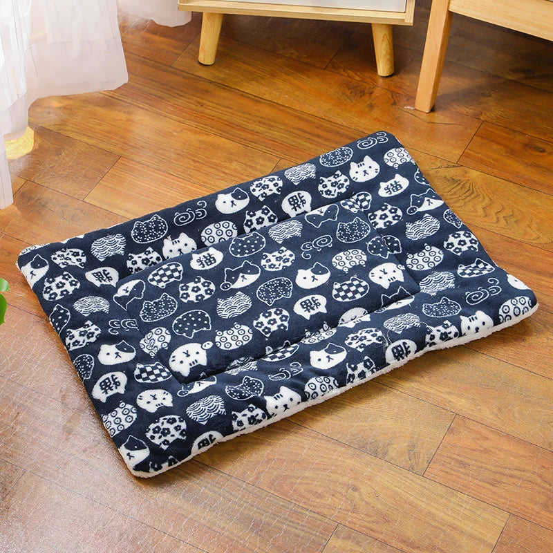 Flannel Pet Sleeping Mat & Dog Sofa Cushion