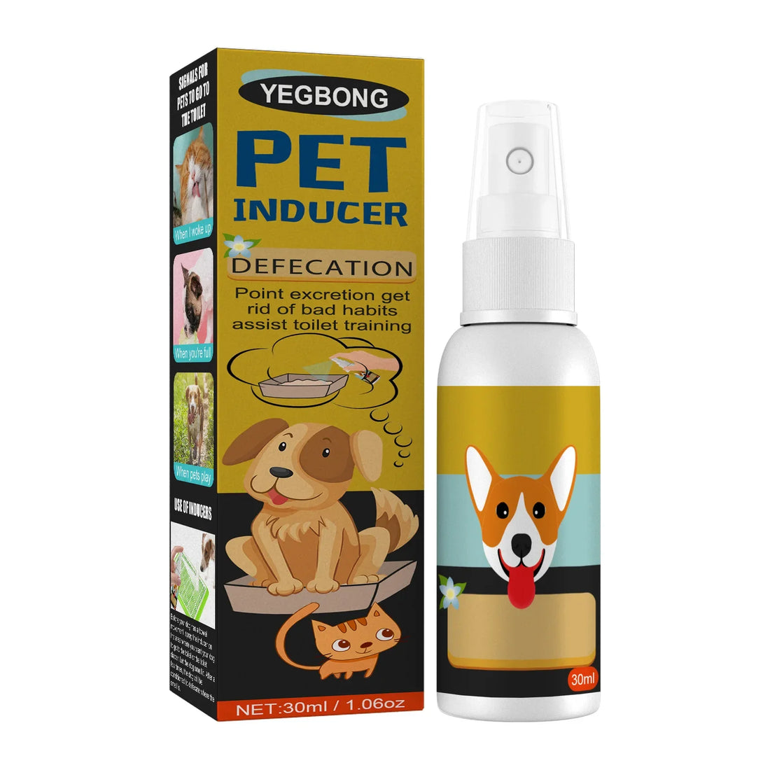 Dog & Cat Potty Training Spray – Urine & Stool Trainer