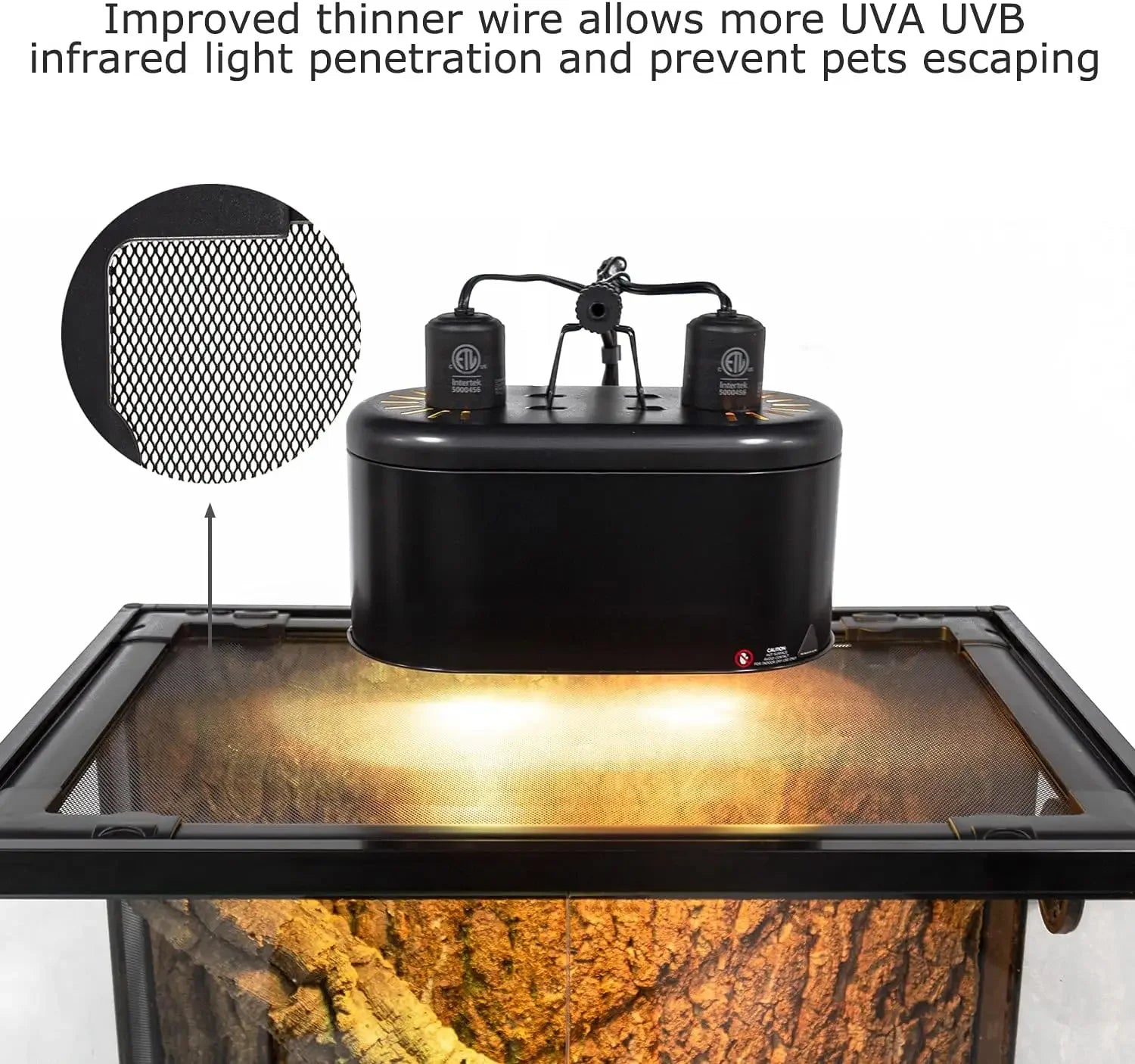 120 Gallon Large Reptile Terrarium with Sliding Door