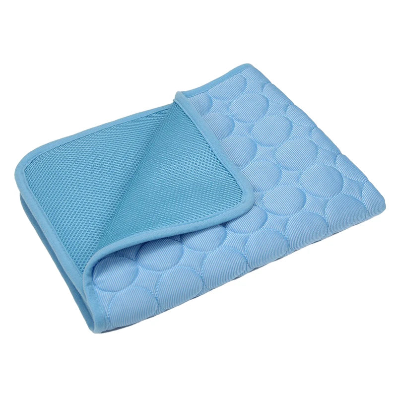 Cooling Pet Bed Mat – XL Washable Summer Pad for Dogs & Cats