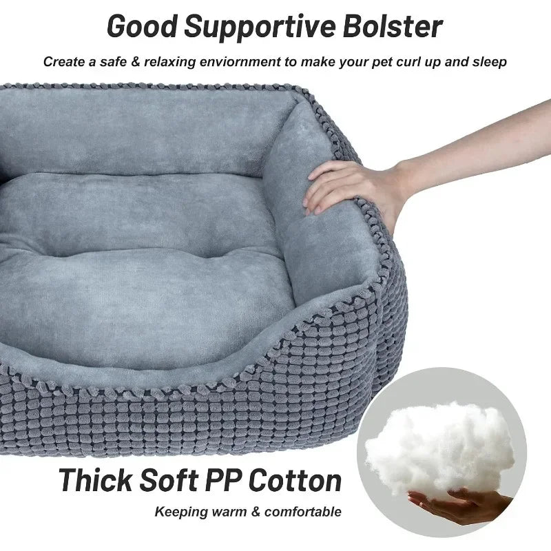 Orthopedic Washable Dog & Cat Bed - Rectangle