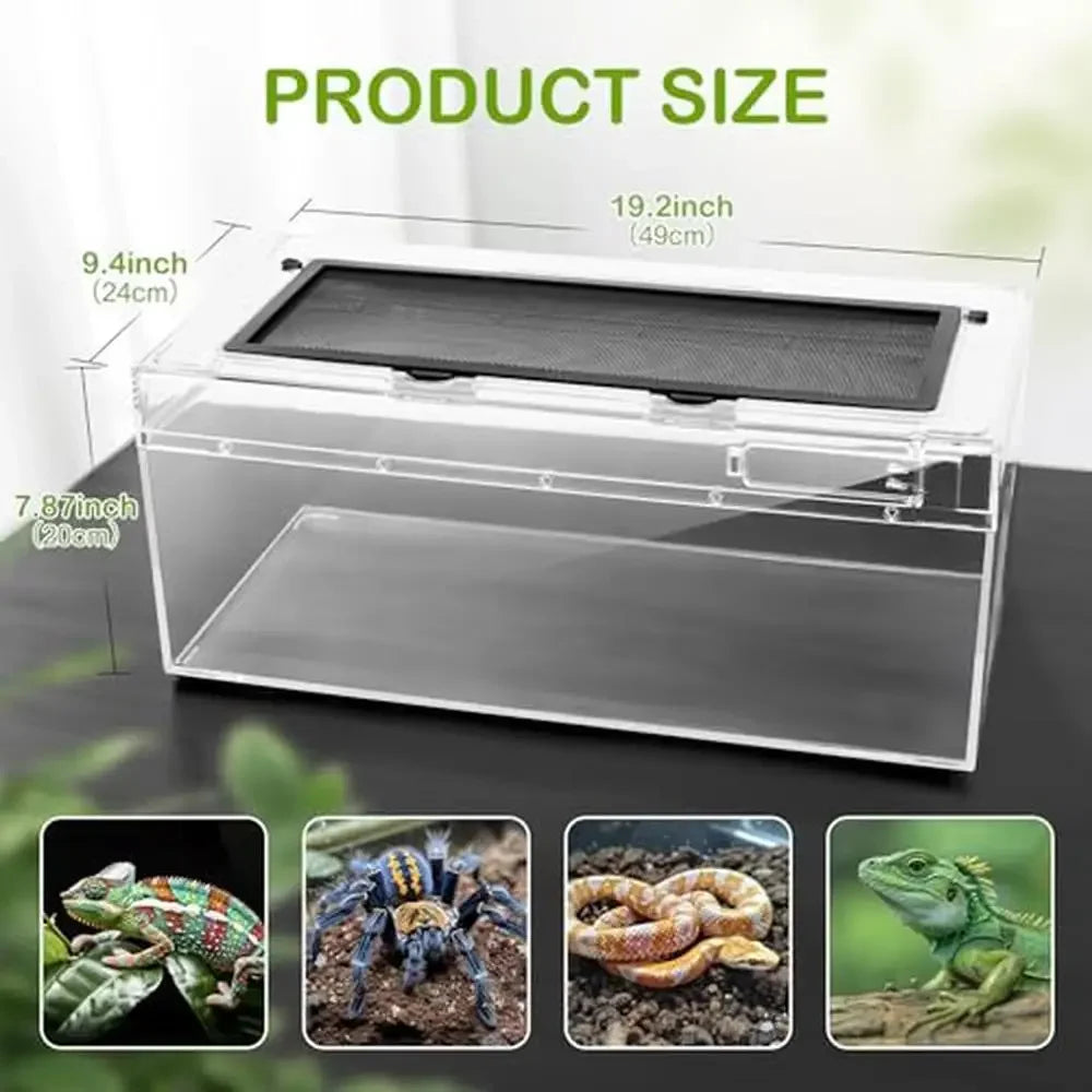 Unbreakable PC Reptile Terrarium Starter Kit