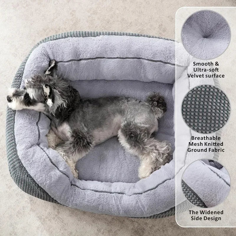 Medium Orthopedic Washable Dog Bed – Rectangle