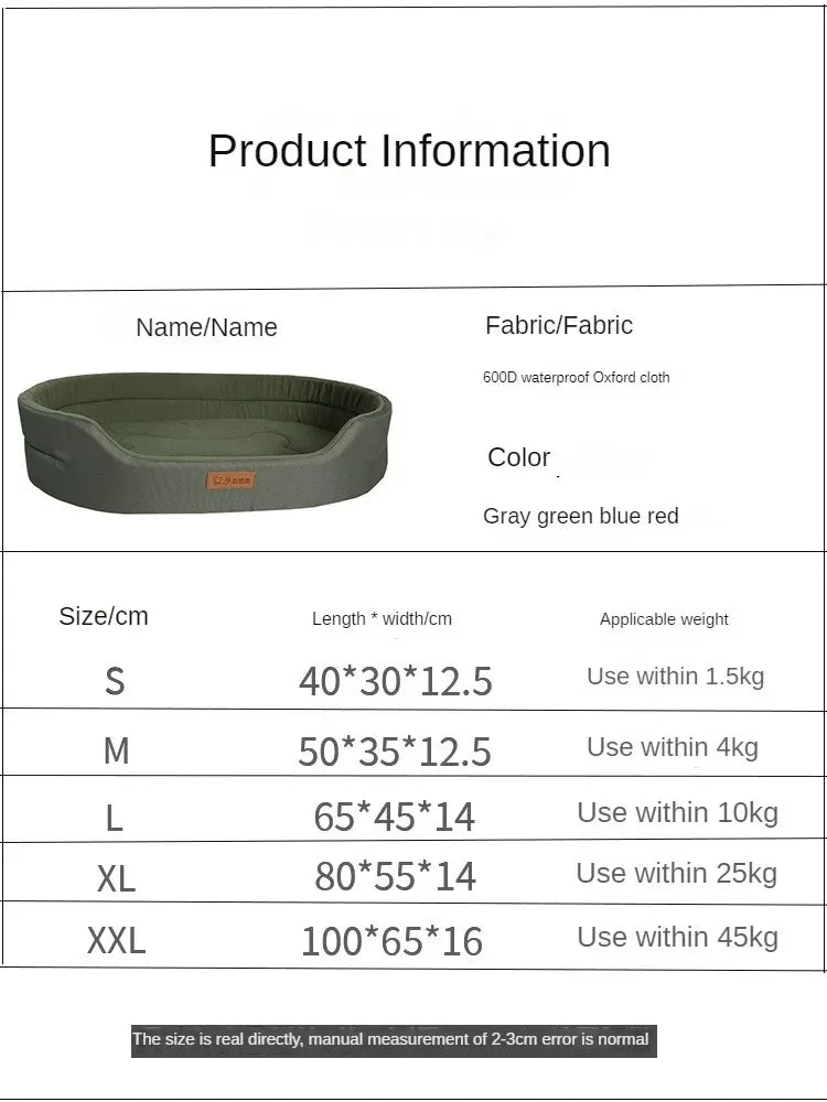 Fluffy Dog & Cat Sofa Bed Cushion – Large & Medium