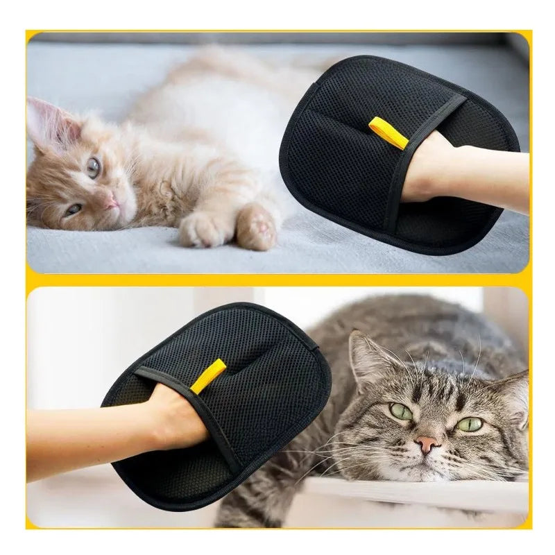 Pet Grooming Glove – Hair Remover for Dogs, Cats & Furniture