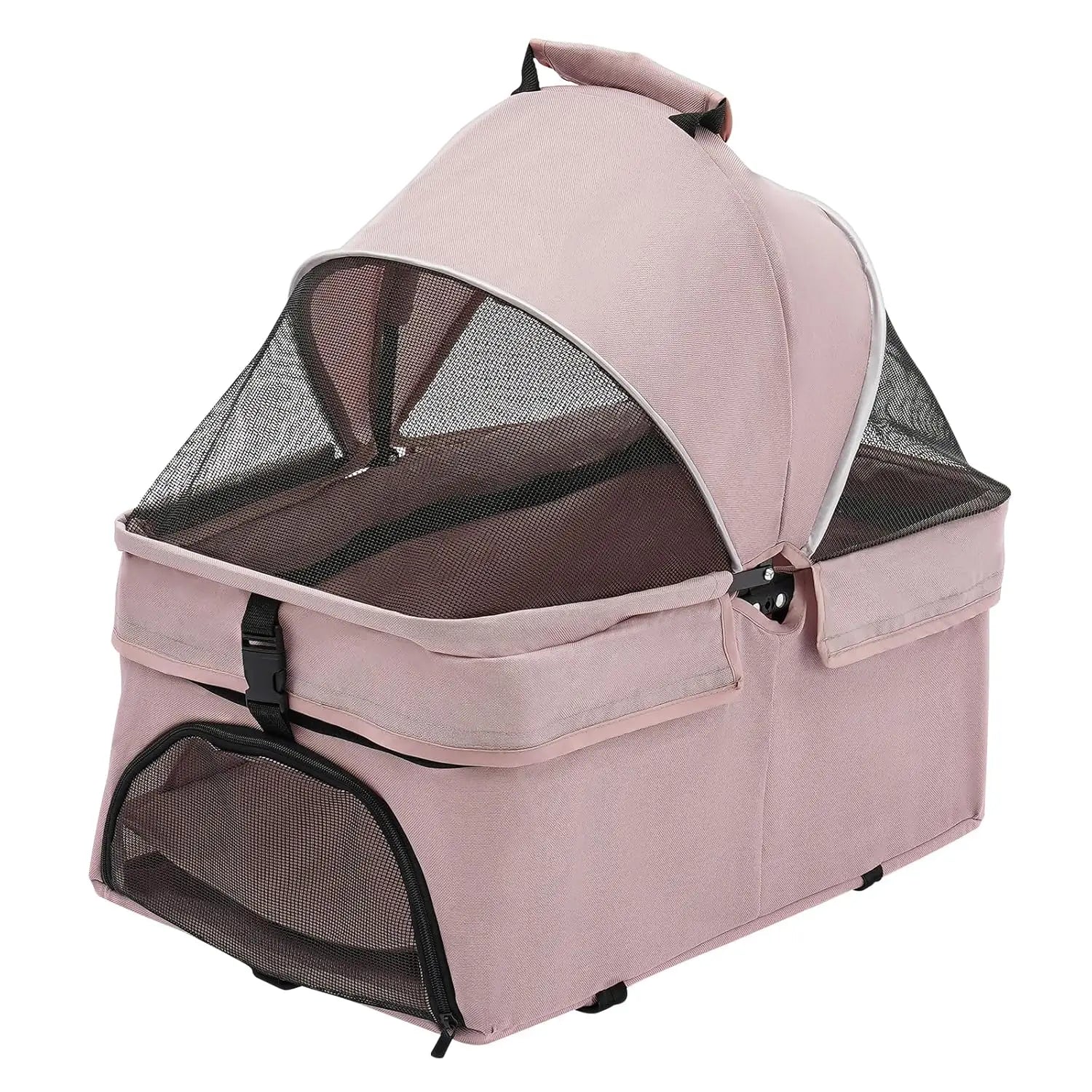 4-Wheel Foldable Pet Travel Bag & Stroller