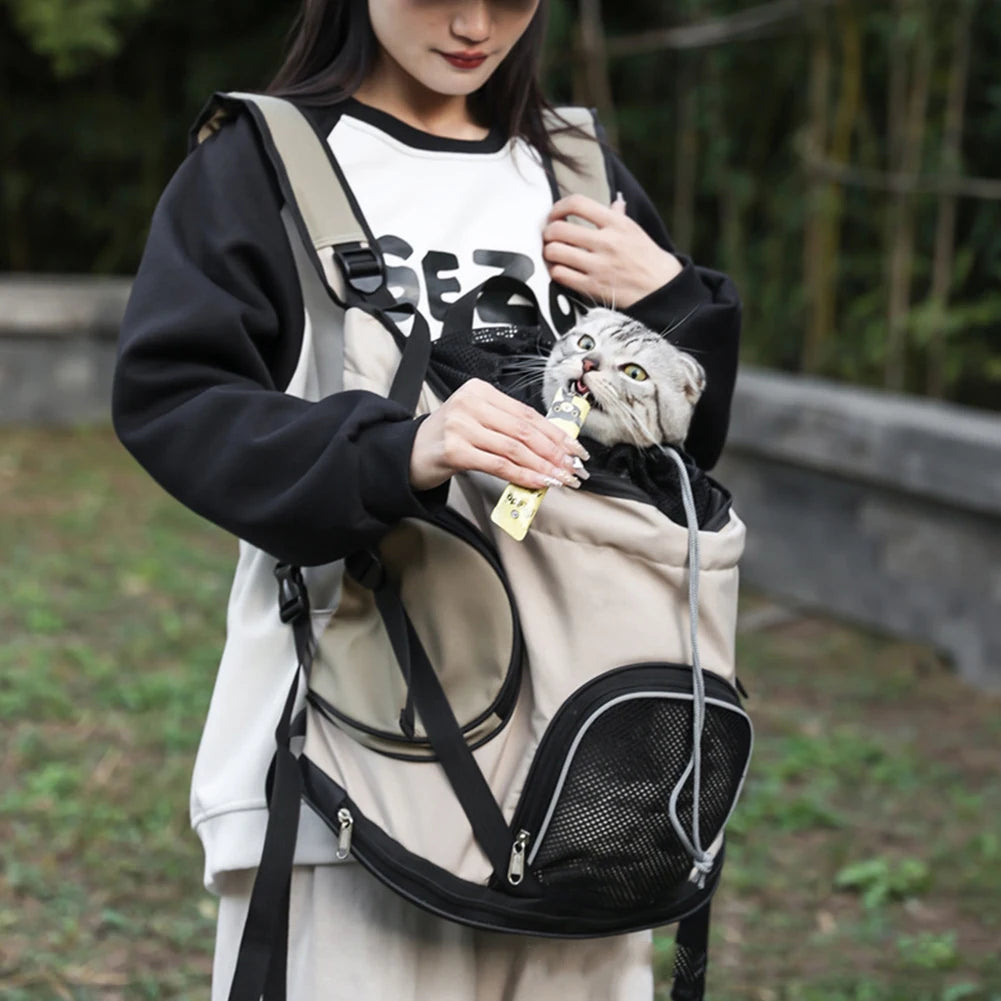 Large Capacity Pet Travel Backpack Carrier