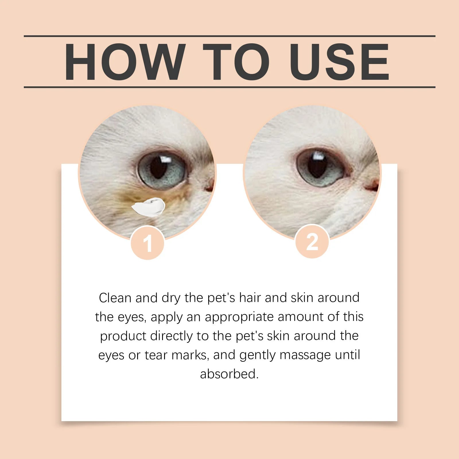 30g Natural Pet Eye Cleaner Cream