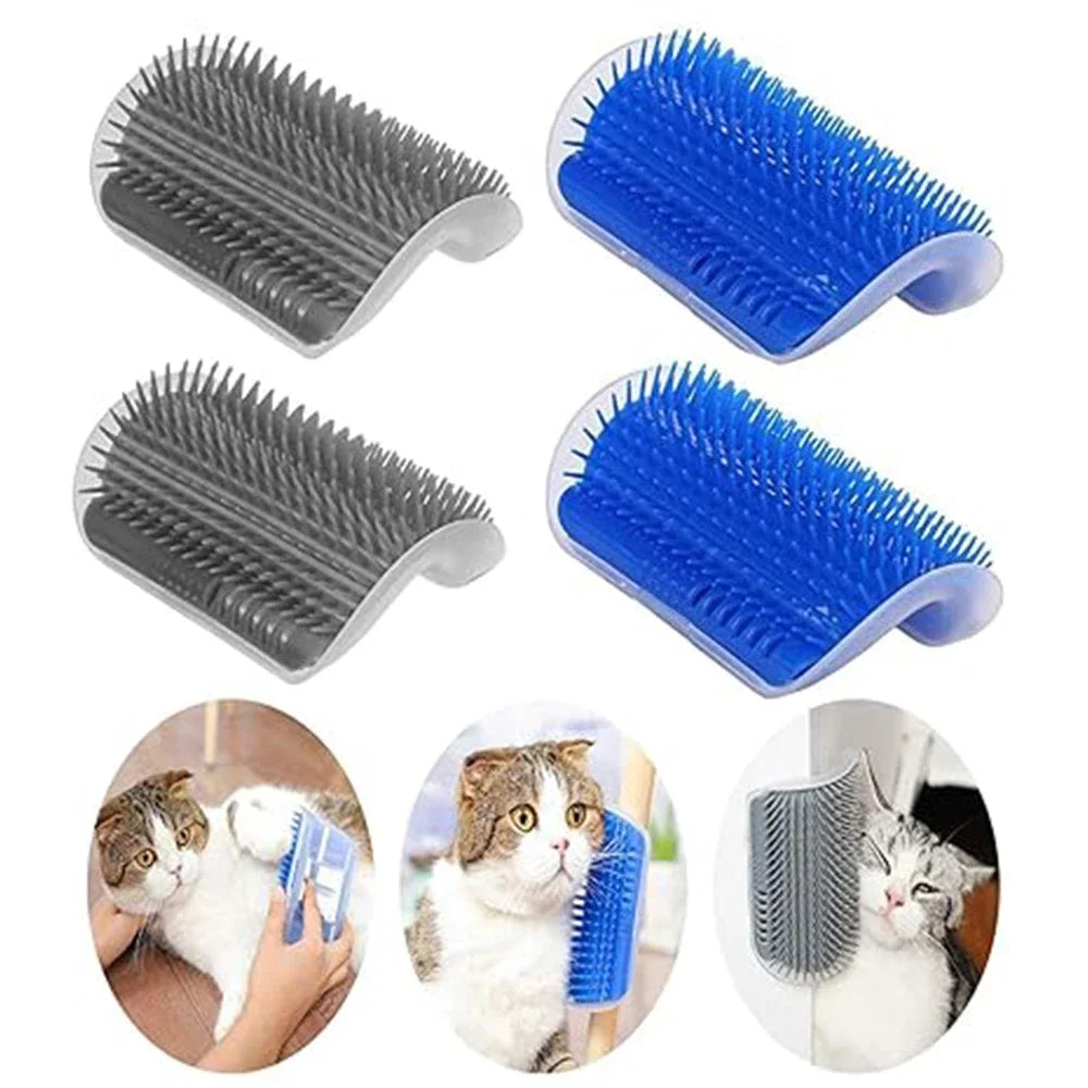 Cat Corner Self-Grooming Brush with Catnip
