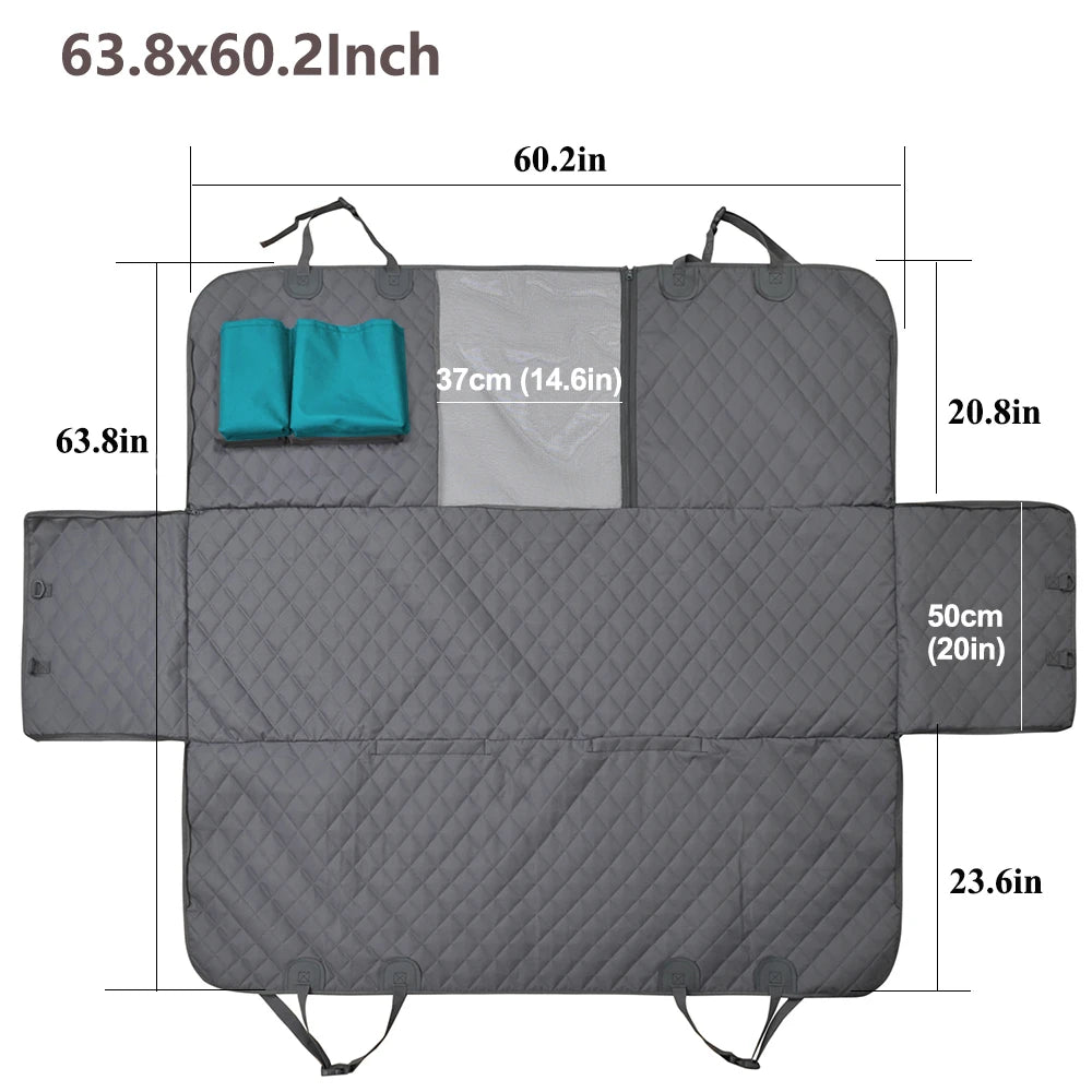 PETRAVEL Waterproof Dog Car Seat Cover & Hammock