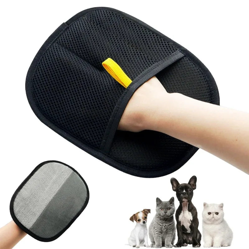 Pet Grooming Glove – Hair Remover for Dogs, Cats & Furniture