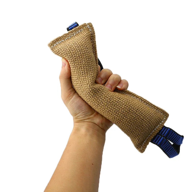 2- Handle Dog Bite Training Tug Pillow