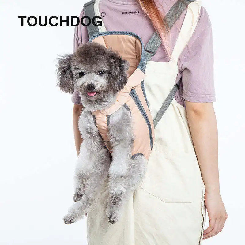 Touchdog Wiggle-Sack Backpack Dog Carrier