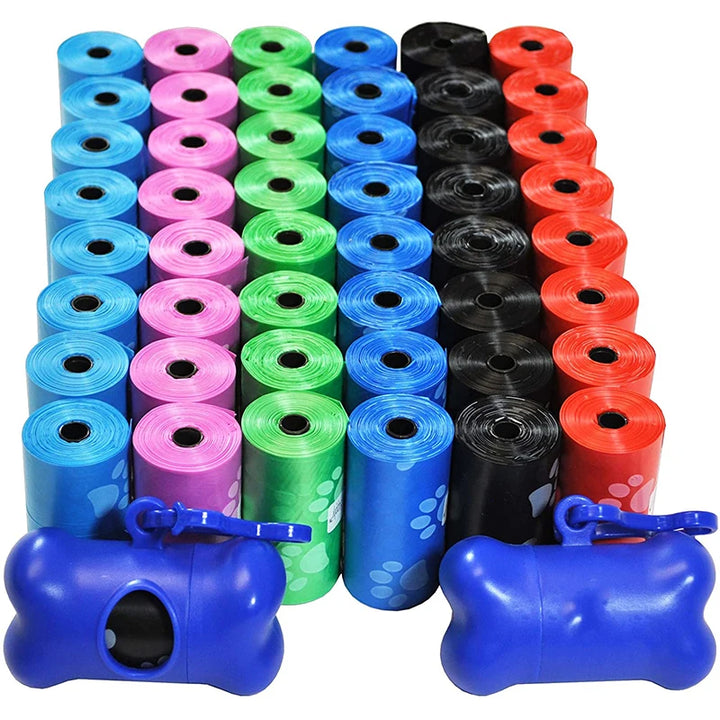 120 Rolls Dog Poop Bags – 15 Bags per Roll | Leak-Proof Pet Waste Bags for Outdoor Cleaning | Refill Garbage Bags for Dogs and Pets