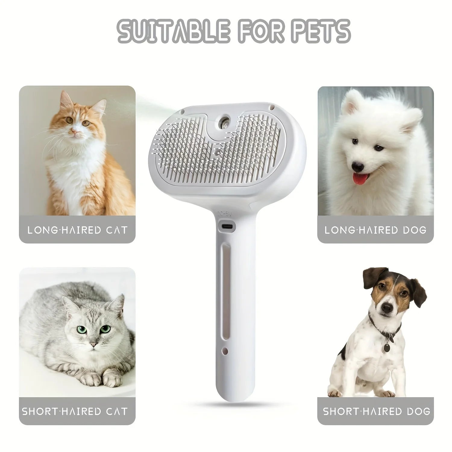 Pet Spray Hair Remover & Dematting Comb