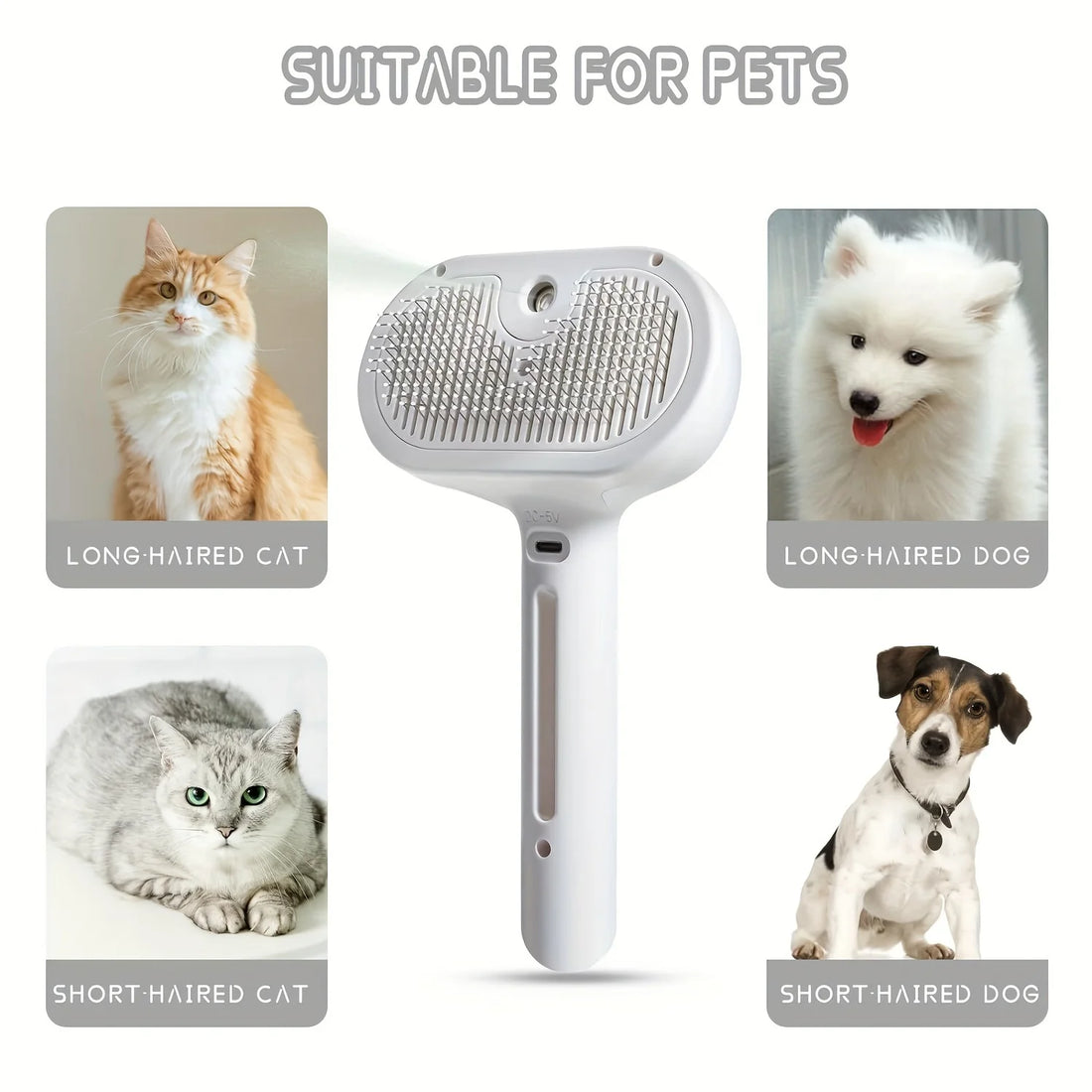 Pet Spray Hair Remover & Dematting Comb
